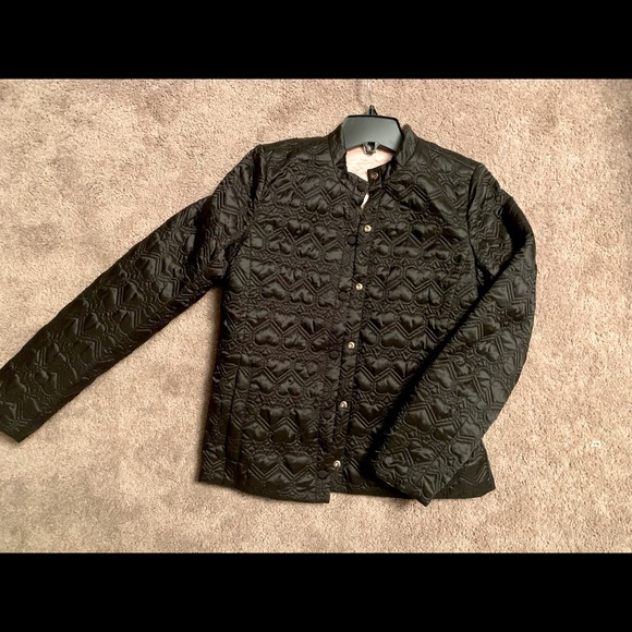 New with tags on! Kate Spade- Spade reversible jacket in black and pink